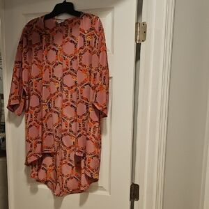 LuLaRoe Pink and Orange Kamono